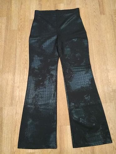 Женские брюки (Корея) - Цвет: чёрный с благородным мерцающим принтом