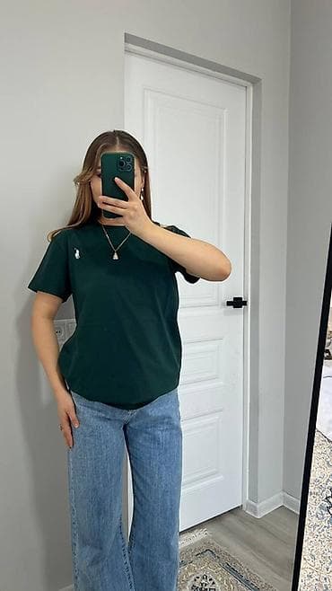 Спорттук кийим: Базовые женские футболки, короткий рукав, прямой крой - Материал — 5