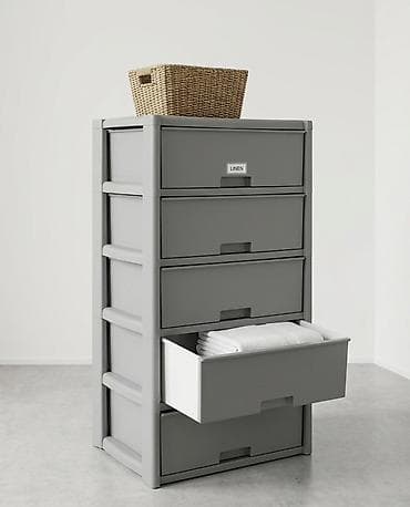 хоккейные формы: Комод для одежды, Без зеркала, Пластик, цвет - Серый — 1