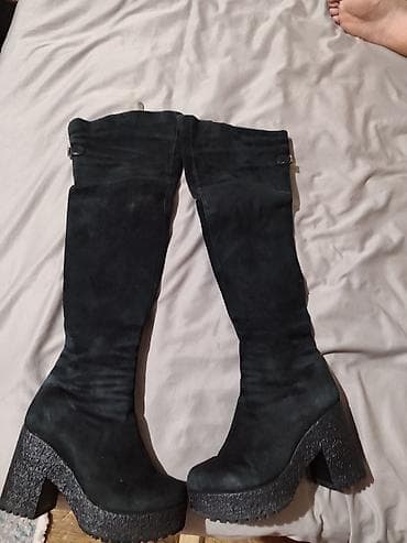 Женская обувь: Кожаные зимние сапоги люкс + 2 пары в подарок Размер 38 (245 мм) — 10