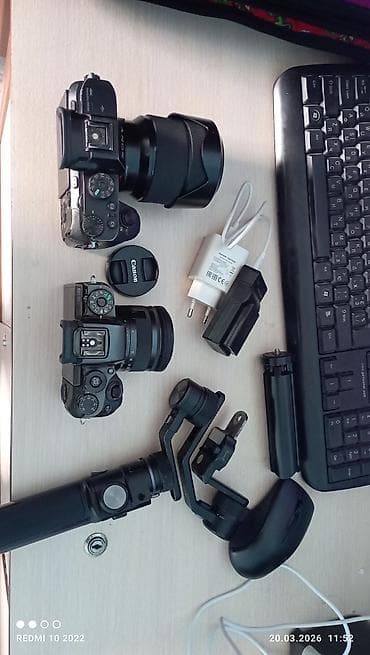 Видеокамеры: Canon M5 сатылат жакшы абалда автофокус сенсор экран качество фул — 8