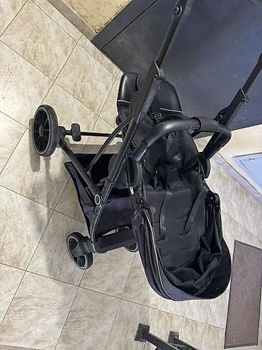 Коляски: Прогулочная коляска 4-в-1 (чёрная) - Универсальная прогулочная модель — 5