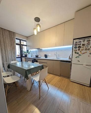 3 комнаты, 83 м², Джал мкр (в т.ч. Верхний, Нижний, Средний) Элитка, 8 этаж, Евроремонт