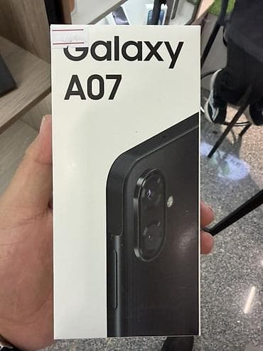 Samsung Galaxy A07, 64 ГБ, цвет - Черный, 2 SIM
