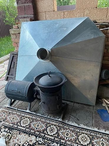 печка котёл: Дымоход для твёрдотопливного котла, Материал: Сталь, Конструкция: Другая конструкция, Диаметр: 150 мм — 1