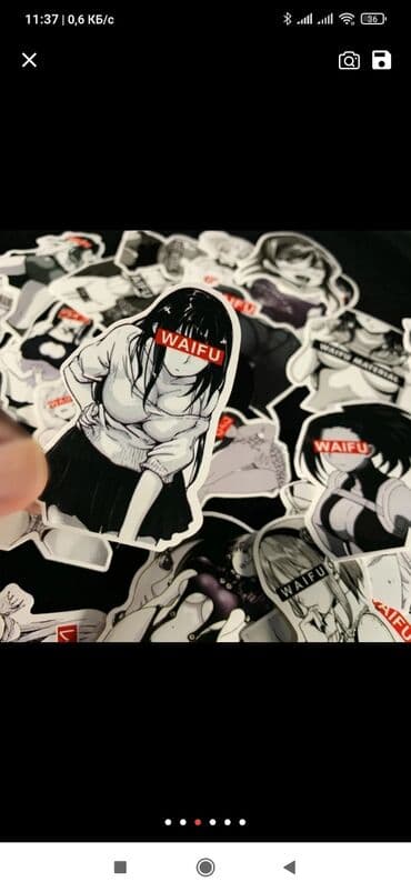 Продаю стикеры анимэ для взрослых (+18) виниловые для