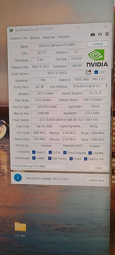 3060 12 гб: Видеокарта для ПК, Б/у, MSI, GeForce RTX, 8 ГБ — 6