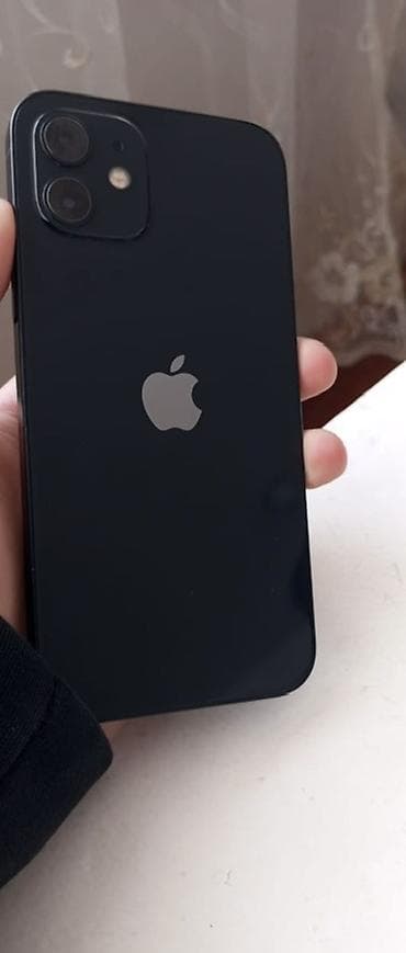 hisense a9: IPhone 12, Б/у, 128 ГБ, Черный, Защитное стекло, Чехол, 85 % — 1