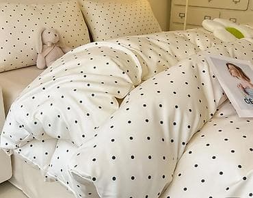bed sheet: Постельные комплекты с мягким объемным одеялом и наволочками - — 1
