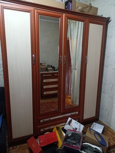 шифонеры буу: Кийим үчүн комод, Күзгүсүз, ЛДСП, түсү - Күрөң — 5