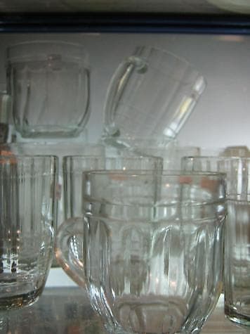 Коллекция советского питейного стекла и хрусталя. Пивные кружки