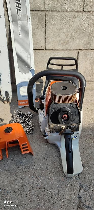 Пилы: Продаю немецкую профессиональную бензопилу stihl ms 661, осенью был — 4