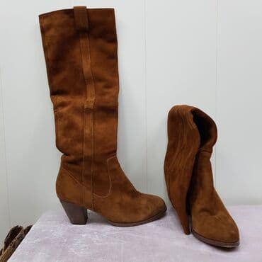 обувь для охоты: Продаю ботфорты из натуральной замшиевромех38р,в отличном — 1