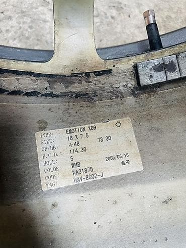 арзан ал: Дөңгөлөктөр монтажда 215 / 45 / R 18, Жай, Колдонулган, Комплект, Жеңил унаалар, Куйма, тешиктери - 5 — 9