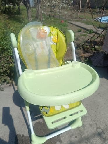стуля б у: Детский стульчик для кормления - Цвет: салатовый с белыми элементами — 2