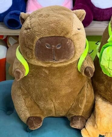 где купить капибару: Игрушка капибара + плед Милая и мягкая капибара в комплекте с уютным — 3