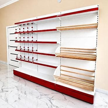 сдаю бизнес: Металлический стеллаж для магазина, железная полка Торговый стеллаж — 7