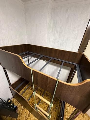 сейф бишкек цена: Продаю двух ярустная кровать 
каркас железный 
Цена:13000. сом — 3