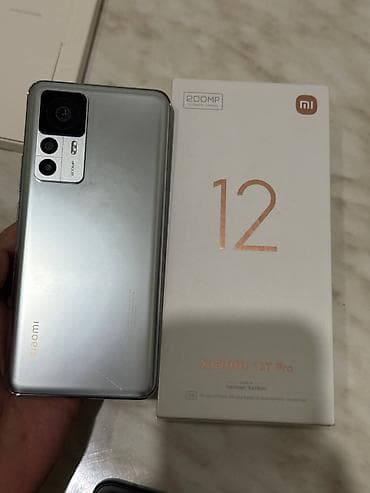 ми 12 лайт: Xiaomi, 12T Pro, Б/у, 256 ГБ, цвет - Серебристый, 2 SIM — 2