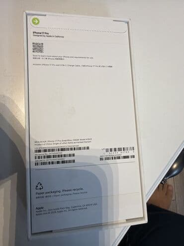 купить айфон se 1: IPhone 17 Pro, Б/у, 256 ГБ, Синий, Защитное стекло, Кабель, Коробка, 100 % — 2