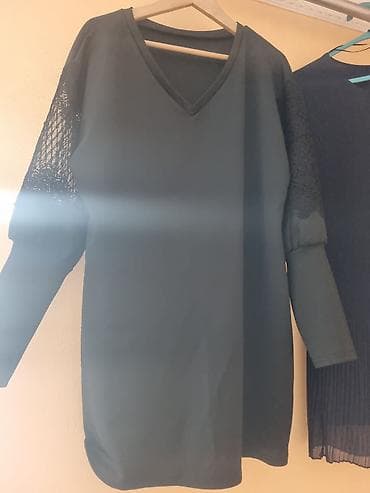 женское платье: Повседневное платье, Лето, Короткая модель, Шифон, Прямое, M — 4