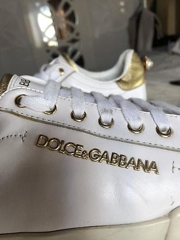 кеды dodo: Кроссовки Dolce & Gabbana Portofino Размер 38, из Европы - Цвет — 5