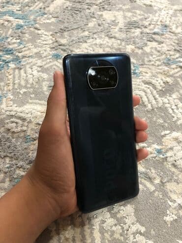 телефондор арзан: Poco X3 NFC, Колдонулган, 128 ГБ, түсү - Көк, 1 SIM — 1