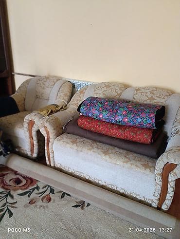 набор текст: Комплект мягкой мебели, цвет - Бежевый — 2