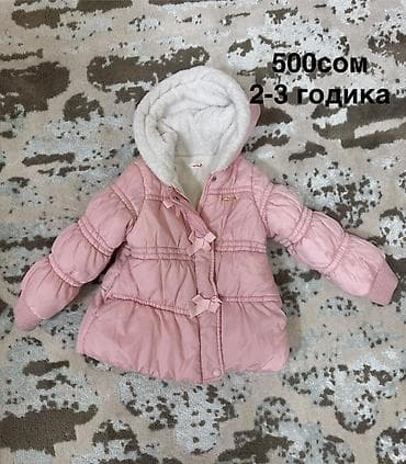 розовый пиджак: Детская куртка для девочки, розового цвета, на возраст 2–3 годика — 2