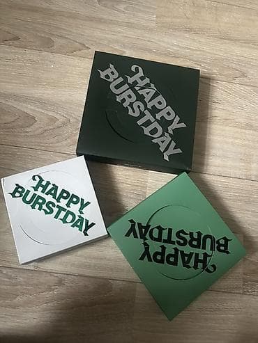 мишка на день рождение: SEVENTEEN – 5-й альбом “HAPPY BURSTDAY” (комплект из 3 версий: NEW — 3