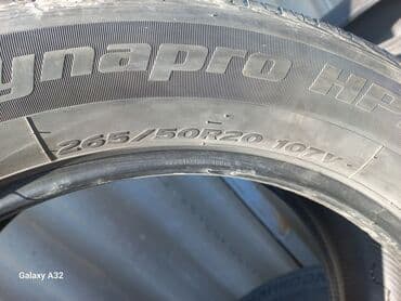 шинный центр в бишкеке: Шины 265 / 50 / R 20, Лето, Б/у, Комплект, Легковые, Корея, Hankook — 3
