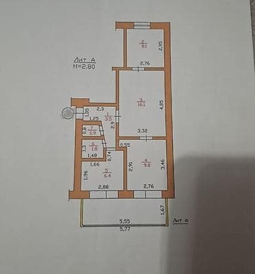 Квартиры: 3 комнаты, 60 м², Газ Городок Индивидуалка, 1 этаж, Евроремонт — 9