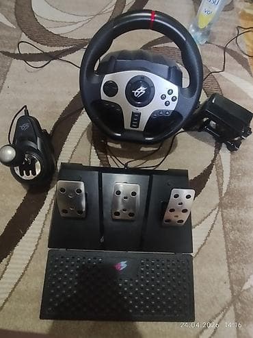 logitech g 29: Игровой комплект для автосимов: руль, педали и отдельный рычаг — 1