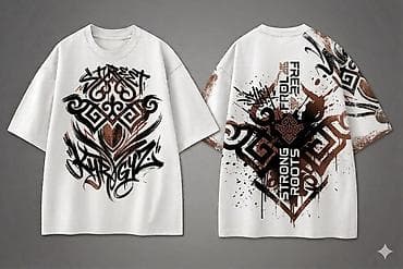 джинсы 28: Мужская футболка, Все размеры, Стандарт, Новый, цвет - Белый, Платная доставка — 3