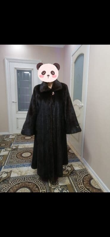 70 сом: Шуба шикарная цельная не растянутая норка, не крашеная натуральная — 5