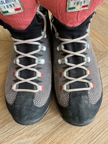 горные батинки: Кроссовки, 37.5, Adidas Originals, Б/у, цвет - Серебристый, Платная доставка, Самовывоз — 4