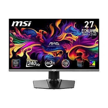 Мониторы: Монитор, MSI, Б/у, OLED, 26" - 27" — 1