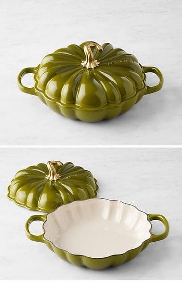 грил сатканга: Чугунная посуда STAUB + керамическая форма-тыква Набор премиальной — 2