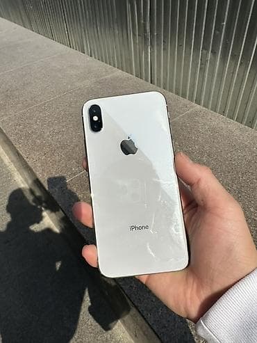IPhone X, 64 ГБ, Серебристый