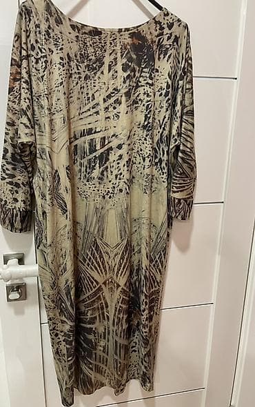 real techniques: Набор женской одежды — 4 вещи. 1) Платье Monsoon, бежево-серое с — 5