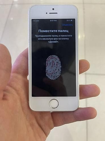 face id: IPhone SE, 128 ГБ, Серебристый, Защитное стекло, Чехол, Кабель, 100 % — 9
