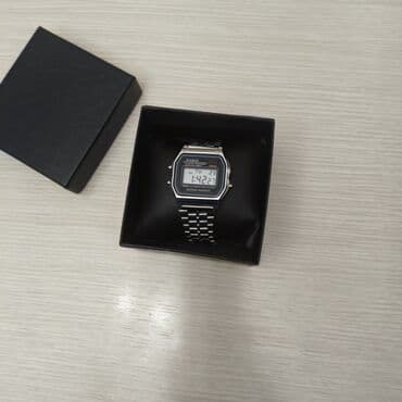 электроника часы: Классические часы часы, Casio, Секундомер, Таймер, Водонепроницаемые, Унисекс, Новый — 1