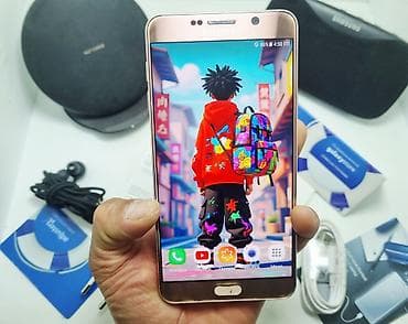 tab a9: Samsung Galaxy Note 5, Б/у, 128 ГБ, цвет - Золотой, 1 SIM, eSIM — 3