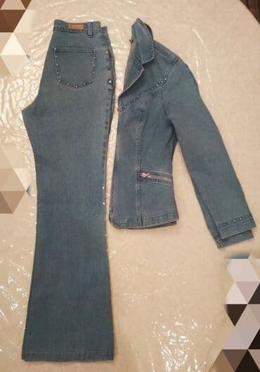 брендовые вещи оригинал: Обмен на продукты : джинсовые жен., костюм, брюки, пиджак, куртка — 13