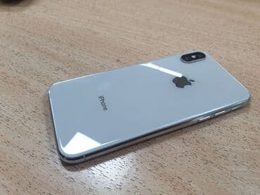 iphone xs max 256 бишкек: IPhone X, Колдонулган, 256 ГБ, Күмүш, Каптама, 100 % — 7