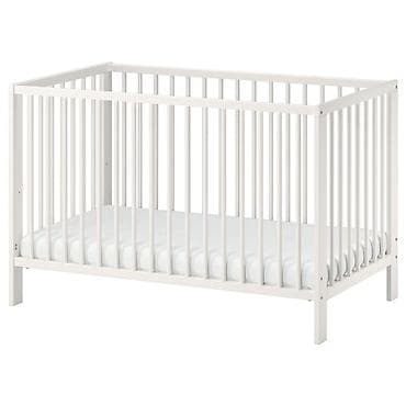 sofa bed: Детская кроватка-трансформер IKEA с матрасом и бортиками (Самовывоз) — 1