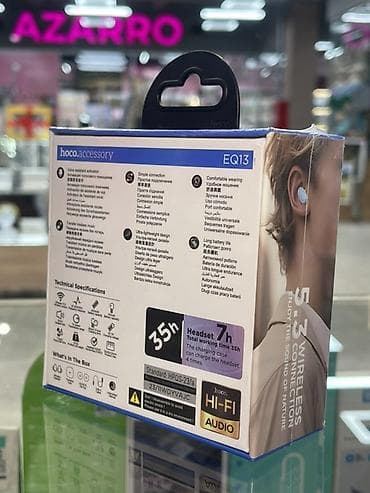 hoco w23: Вакуумные, Hoco, Новый, Беспроводные (Bluetooth), Классические — 2