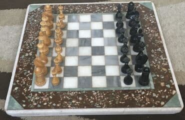 фигуры для шахмат: Германский мрамор — 1