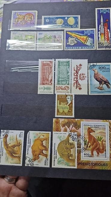 Модели автомобилей: Коллекция почтовых марок с орнитологической и микологической — 5