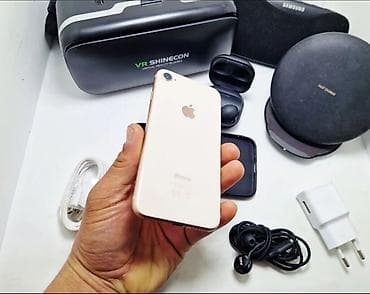 бу iphone 8: IPhone 8, Б/у, 64 ГБ, Золотой, Наушники, 76 % — 3